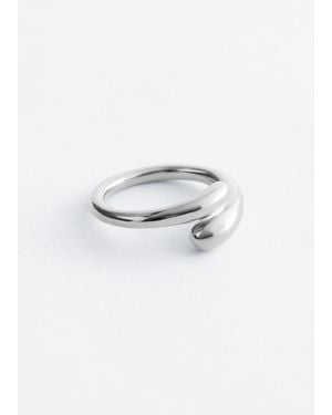 & Other Stories Sculptural Ring - White