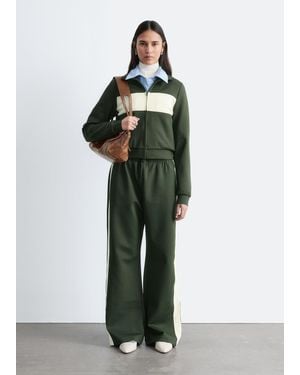 & Other Stories Scuba Track Trousers - Green