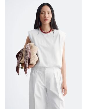 & Other Stories Sleeveless Top - White