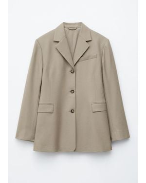 & Other Stories Tapered Blazer - White