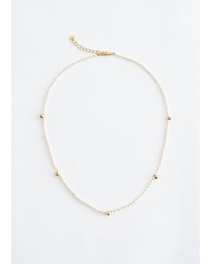 & Other Stories Freshwater Pearl Necklace - White