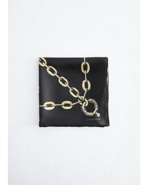 & Other Stories Printed Silk Scarf - Black