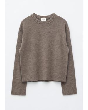& Other Stories Kastenförmiger Strickpullover - Braun