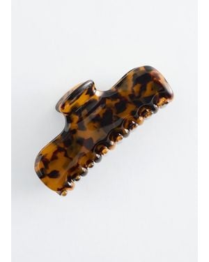& Other Stories Medium Hair Claw - Black