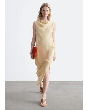 & Other Stories Scarf-Detail Midi Dress - White