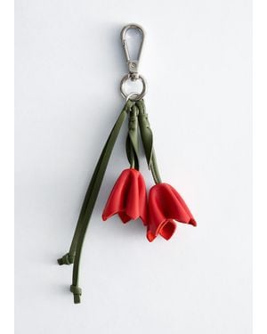 & Other Stories Tulip Bag Charm - White