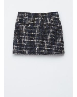 & Other Stories Structured Wool-Blend Mini Skirt - White