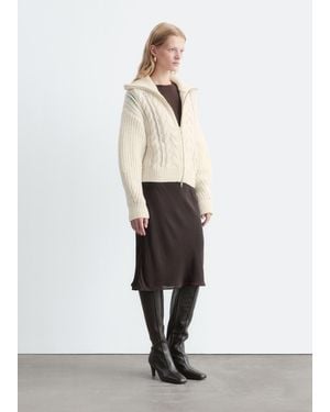 & Other Stories Knee-High Leather Boots - Brown