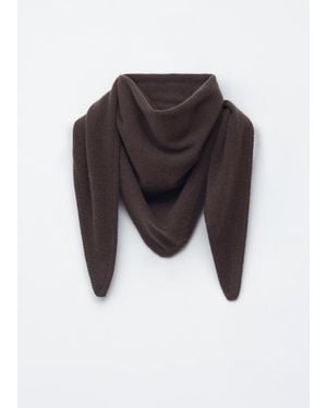 & Other Stories Wool Triangle Scarf - Black