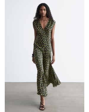& Other Stories Silk Maxi Strap Dress in White | Lyst UK