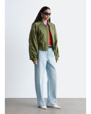 & Other Stories Barrel-Leg Jeans - White