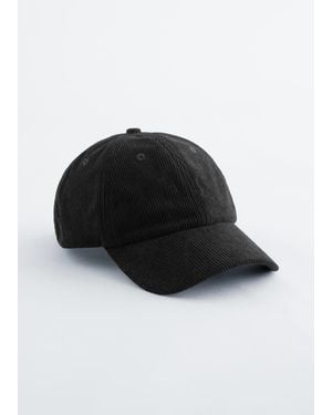 & Other Stories Corduroy Baseball Cap - Black
