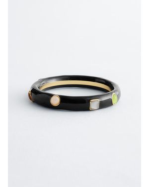 & Other Stories Multi-Coloured Bangle - Black