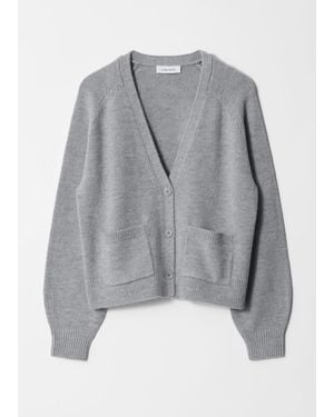 & Other Stories Patch-Pocket Cardigan - Grey