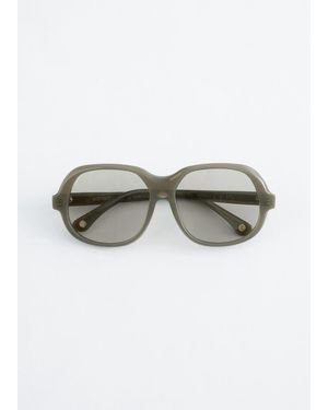 & Other Stories Square-Frame Sunglasses - Grey