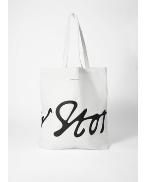 & Other Stories Canvas Tote - White