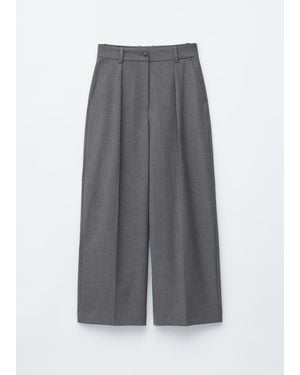 & Other Stories Tailored Press-Crease Trousers - Grey