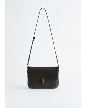 & Other Stories Dual Leather Crossbody Bag - White