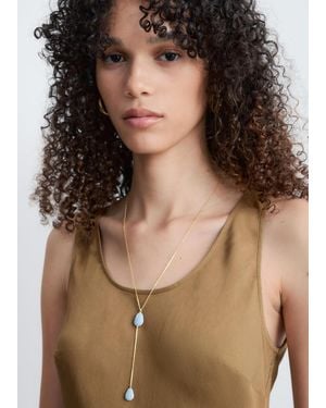 & Other Stories Long Pendant Necklace - Brown