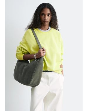 & Other Stories Oversized Cotton-Jersey Sweatshirt - Yellow