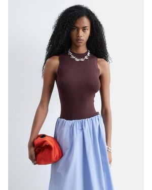 & Other Stories Ribbed Tank Top - Red