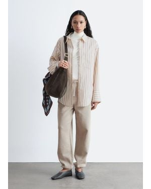 & Other Stories Oversized Joggers - White