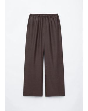 & Other Stories Pull-On Wool Pants - Brown