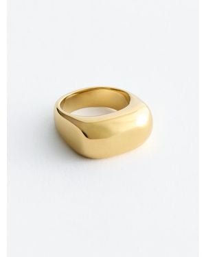 & Other Stories Dome Ring - White