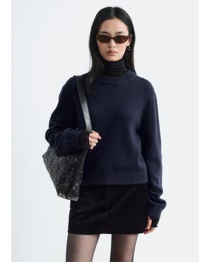 & Other Stories Cashmere-Blend Sweater - Blue