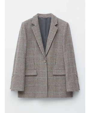 & Other Stories Tailored Wool-Blend Blazer - Grey