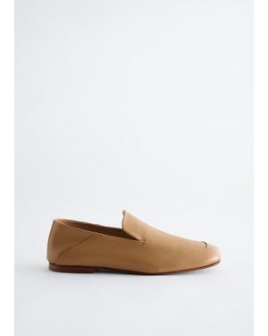 & Other Stories Loafers Aus Leder - Weiß