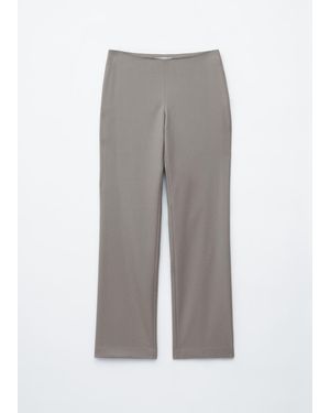 & Other Stories Straight-Leg Wool Pants - Gray