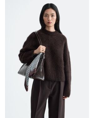 & Other Stories Mohair-Blend Jumper - Black