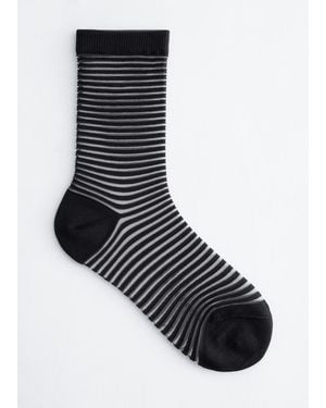 & Other Stories Sheer Socks - Black