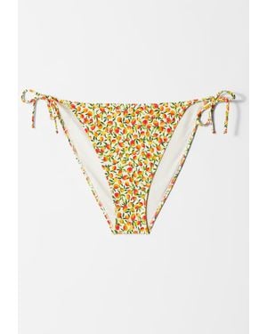 & Other Stories Tie-Detailed Bikini Briefs - White