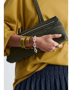 & Other Stories Two-Tone Cuff Bracelet - Yellow