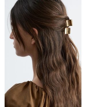 & Other Stories Mini Hair Clips - Brown