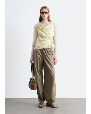 & Other Stories Parachute Trousers - Green