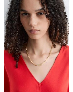 & Other Stories Twist-Detail Chain Necklace - White