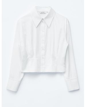 & Other Stories Tapered Shirt - White
