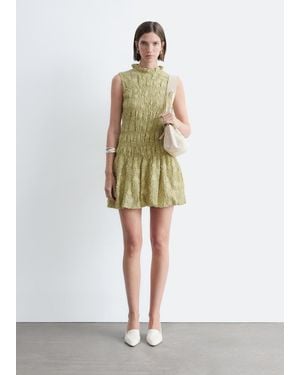 & Other Stories Smock Mini Dress - White