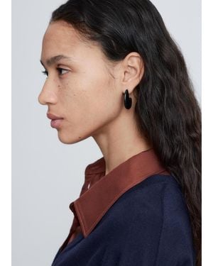& Other Stories Chunky Droplet Earrings - Black