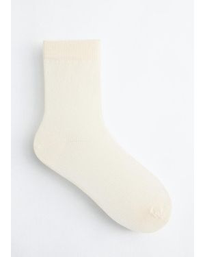 & Other Stories Mesh Socks - White