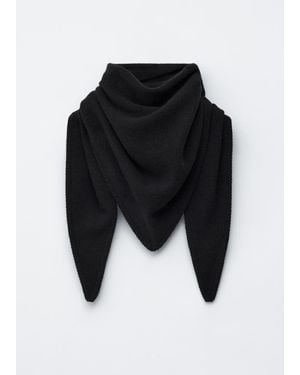 & Other Stories Wool Triangle Scarf - Black