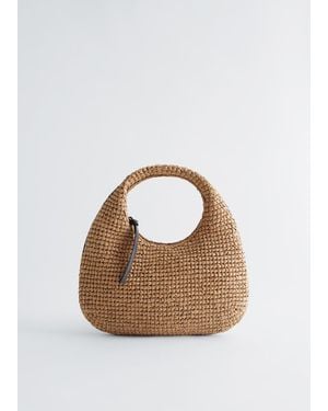 & Other Stories Small Straw Bag - Natural