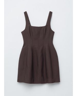 & Other Stories Corset Mini Dress - Brown