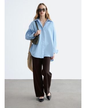 & Other Stories Straight Press-Crease Trousers - Brown