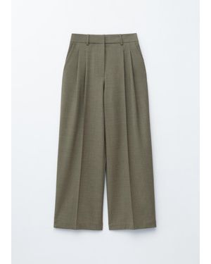 & Other Stories Pantalon Habillé En Laine - Vert