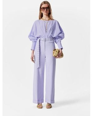 & Other Stories Press-Crease Pants - Purple