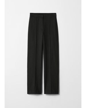 & Other Stories Straight-Leg Pants - Black